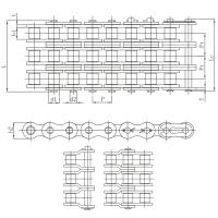 Цепь приводная роликовая двухрядная PHC 240-3X5MTR SKF