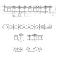 Цепь приводная роликовая однорядная 06B-1X5MTR Universal